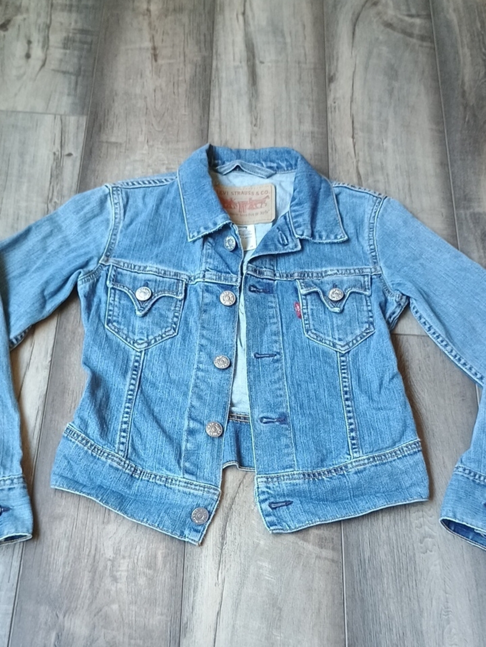 Levi's Light Blue Denim Jacket with Chest Pockets
